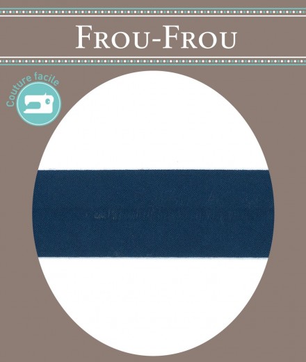 Frou-Frou nastro termoadesivo per sbieco blu - Necchi Shop Online