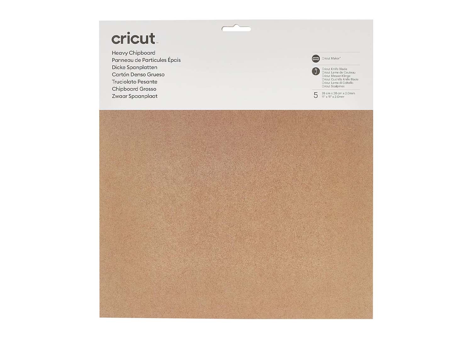 Cricut Cartone Pressato Chipboard Spessore 2mm - Necchi Shop Online
