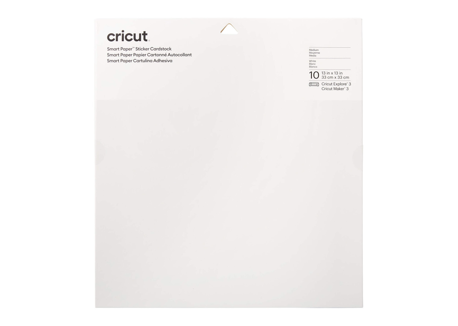 Cricut Carta Adesiva Stampabile Trasparente 5 fogli - Necchi Shop Online