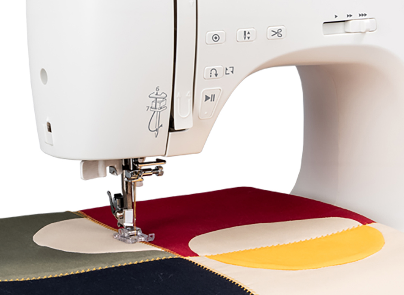 Macchina Per Cucire Necchi NC-204D - 439 Punti, Viola - Foto 6