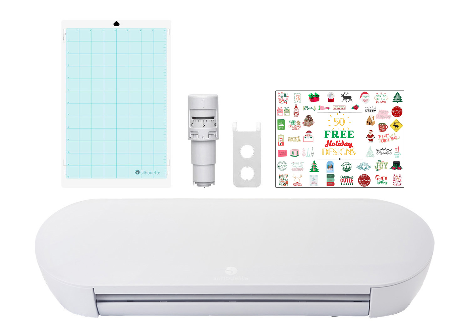 Silhouette Plotter da Taglio Portrait 4 Bianco