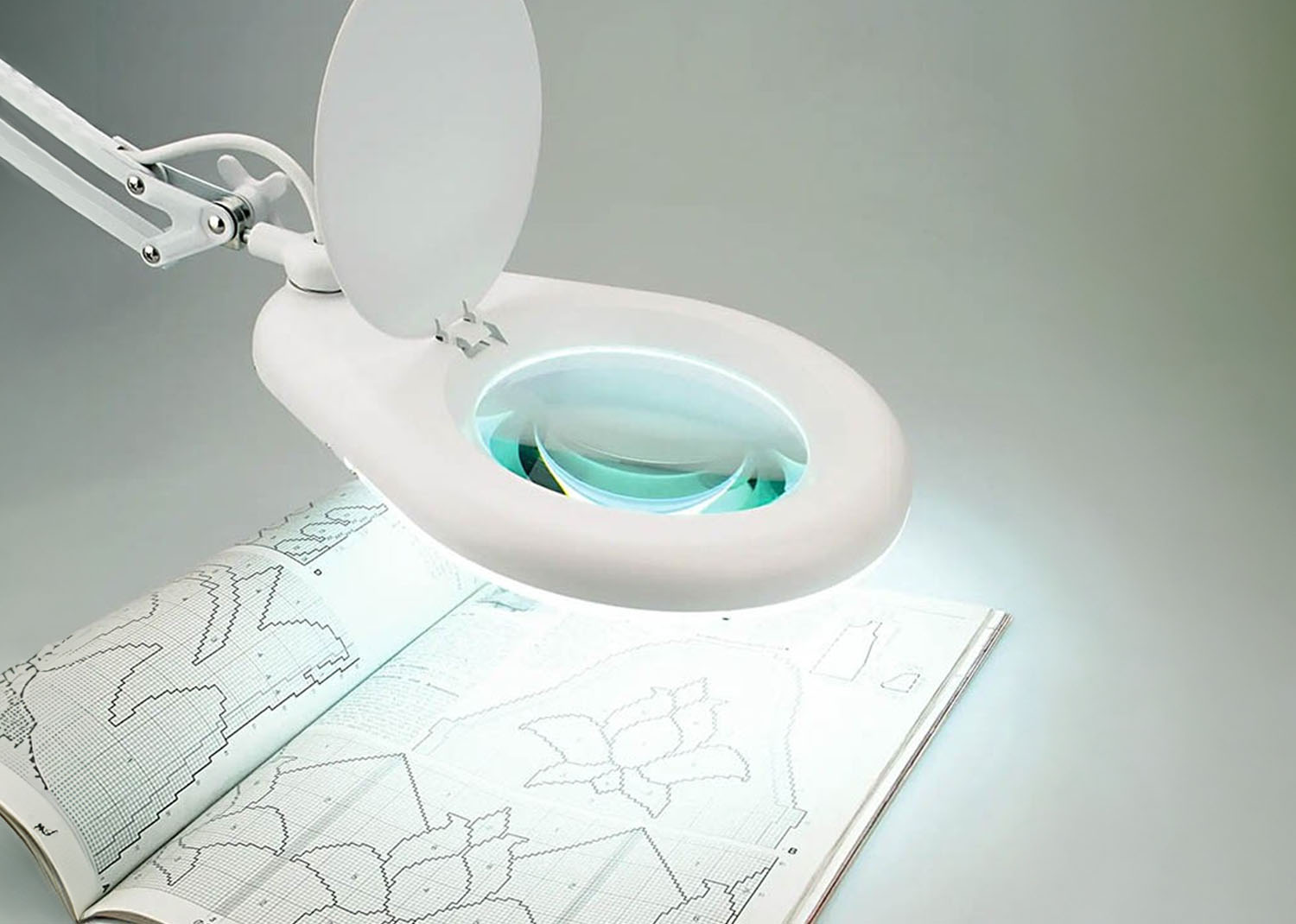 Per Lampada D'ingrandimento A LED 3X Daylight, Lente