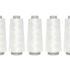Set Filato Toldi-Lock 2500Mt Bianco 100% Poliestere 5 Bobine
