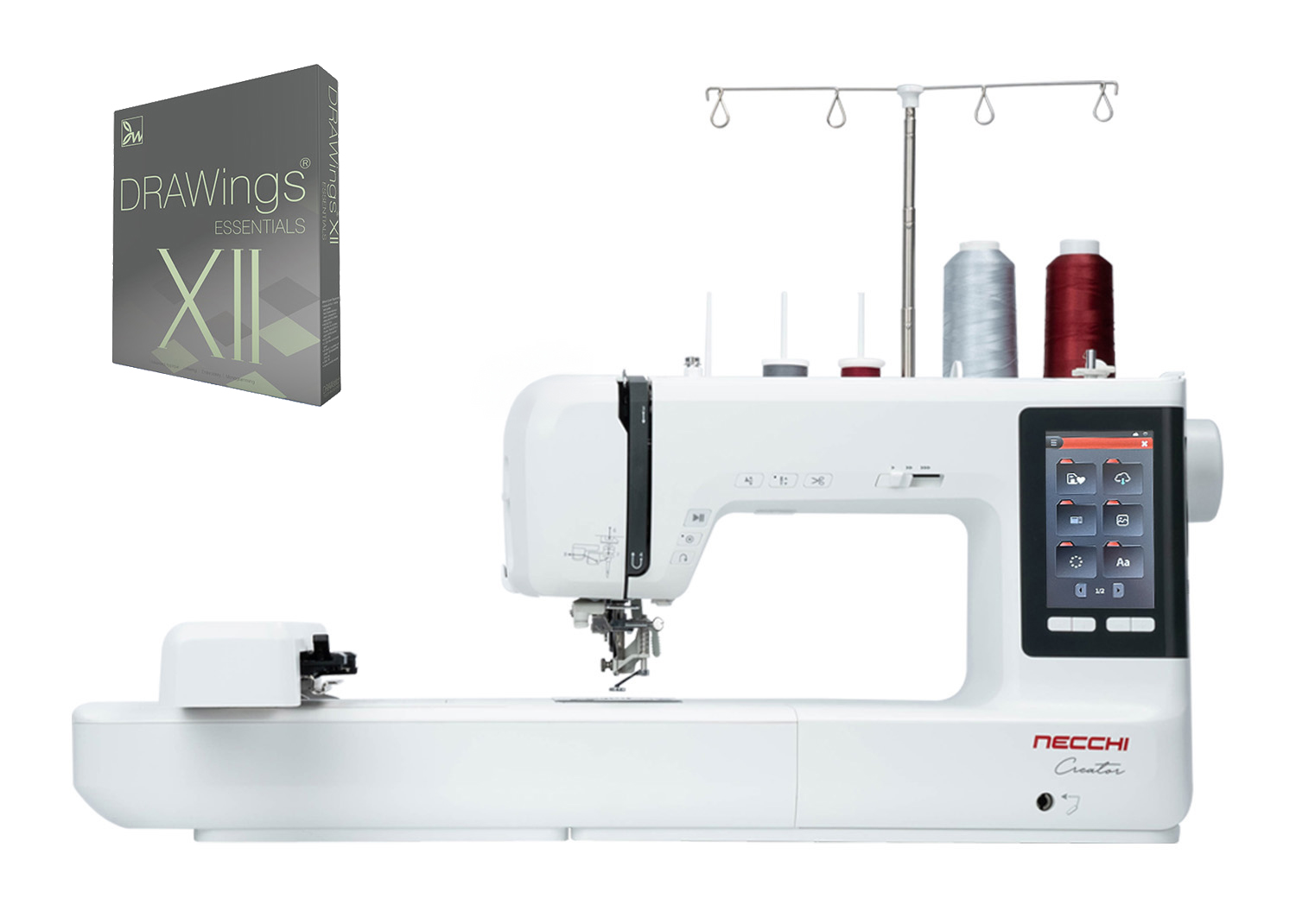 Necchi Creator C1200 con Software DRAWings Essential XII