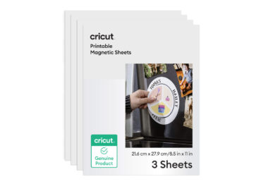 Cricut Fogli magnetici stampabili 3pz Bianco 21,6 cm x 27,9 cm