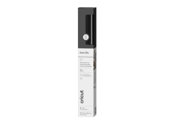 Cricut Iron-on Puff Nero 30,5 cm x 48,3 cm
