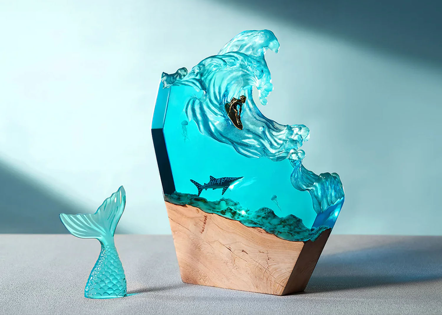 Resiners Resina epossidica trasparente 2 flaconi da 1,9L con dosatore