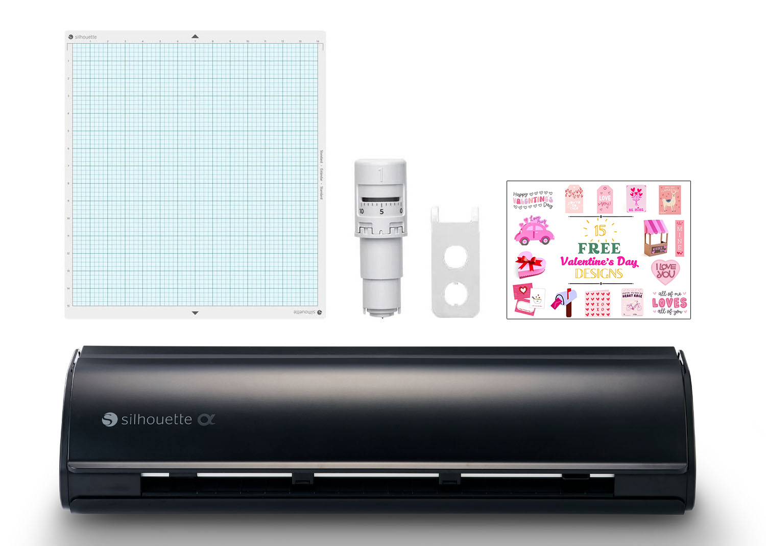 Silhouette Plotter da Taglio Cameo 5 Alpha Nero