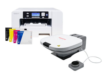 Sawgrass Stampante Sublimatica SG500 A4 con 4 Cartucce 31 ml inchiostri UHD ad alta intensità + Necchi SmartPress Creator Automatic 38 cm x 30 cm