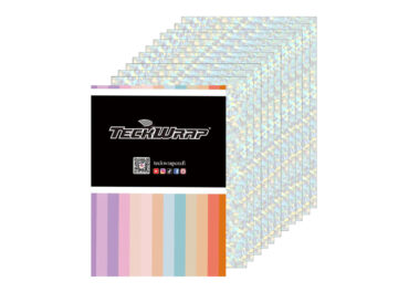 Teckwrap Laminato Olografico Fiori di Vetro 15 fogli