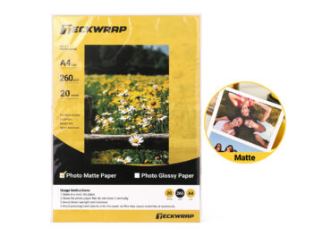 Teckwrap Carta Fotografica Stampabile Opaca 20pz