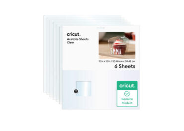 Cricut Acetato Trasparente 30,5cmx30,5 cm 6pz