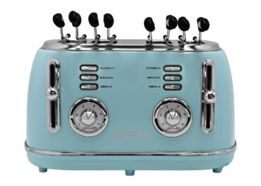 Necchi Vintage Tostapane Sandwich Azzurro Pastello