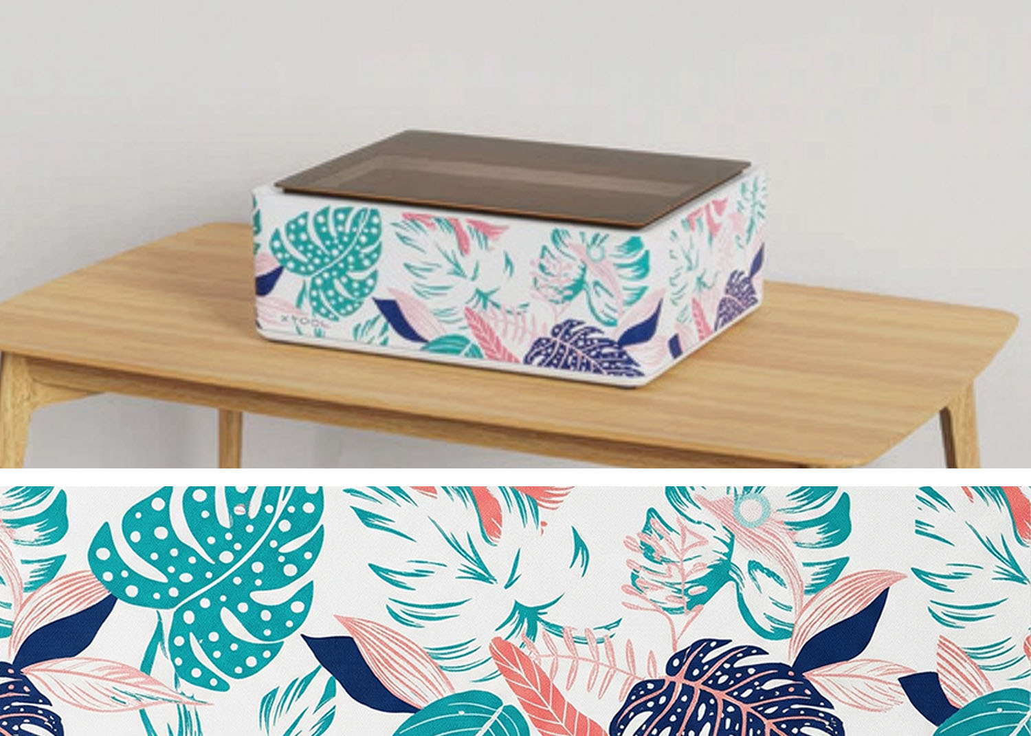 XTool M1 Macchina a Taglio Laser e Plotter da Taglio + Vinile Decorativo per xTool M1 Design "Fiori e Piante"