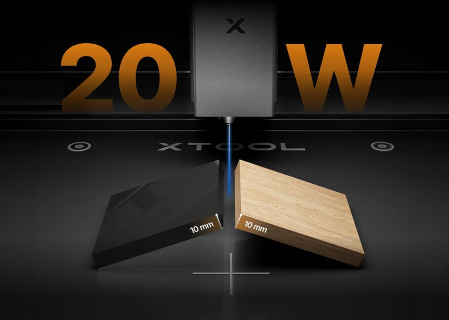 XTool Modulo Laser a Diodo 20W (455nm) per xTool M2 Kit di Upgrade