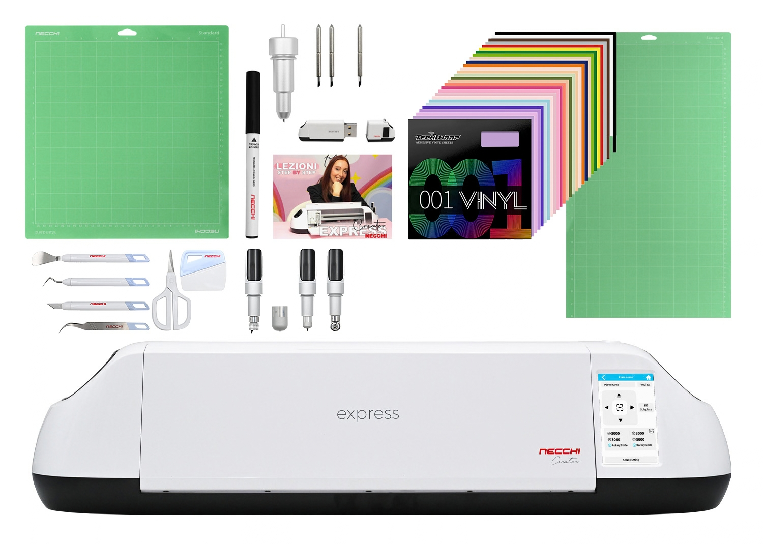 Necchi Creator Express Plotter da Taglio Kit Completo
